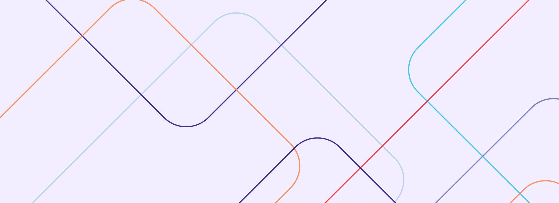 Purple background with card outlines